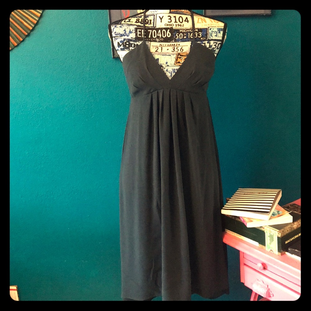 Wilfred Dark Green Backless Dress